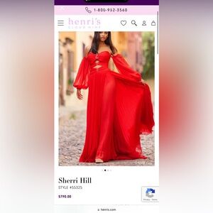 Red Sherri Hill Prom Dress